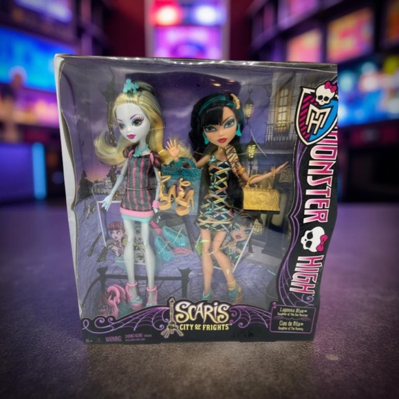 Monster High dolls Scaris city of frights Lagoons Blue& Cleo Nile 2012 NIB - Picture 1 of 10